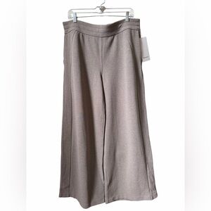 Lululemon Scuba Mid-Rise Wide-Leg Tan Beige Waffle Mid-Rise Pants XL